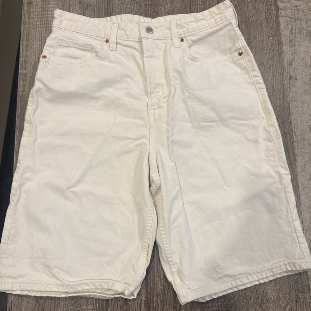 Classic White Men's Shorts